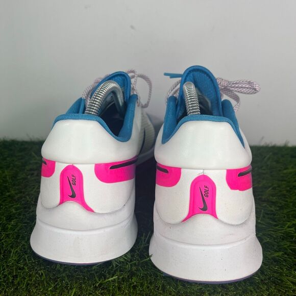 Nike Air Zoom Infinity Tour Next% Golf Shoes White/Blue/Pink size 10 - Picture 3 of 7